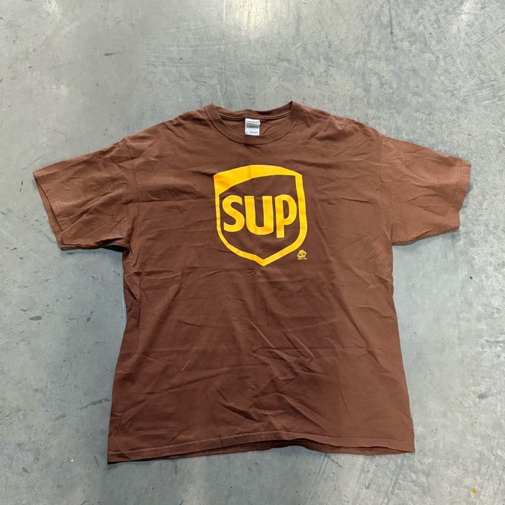 Gildan Brown Ultra Cotton T-Shirt